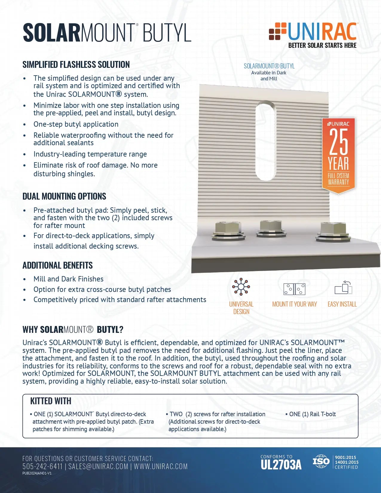 UNI-004BUTYLD-US butyl sealant