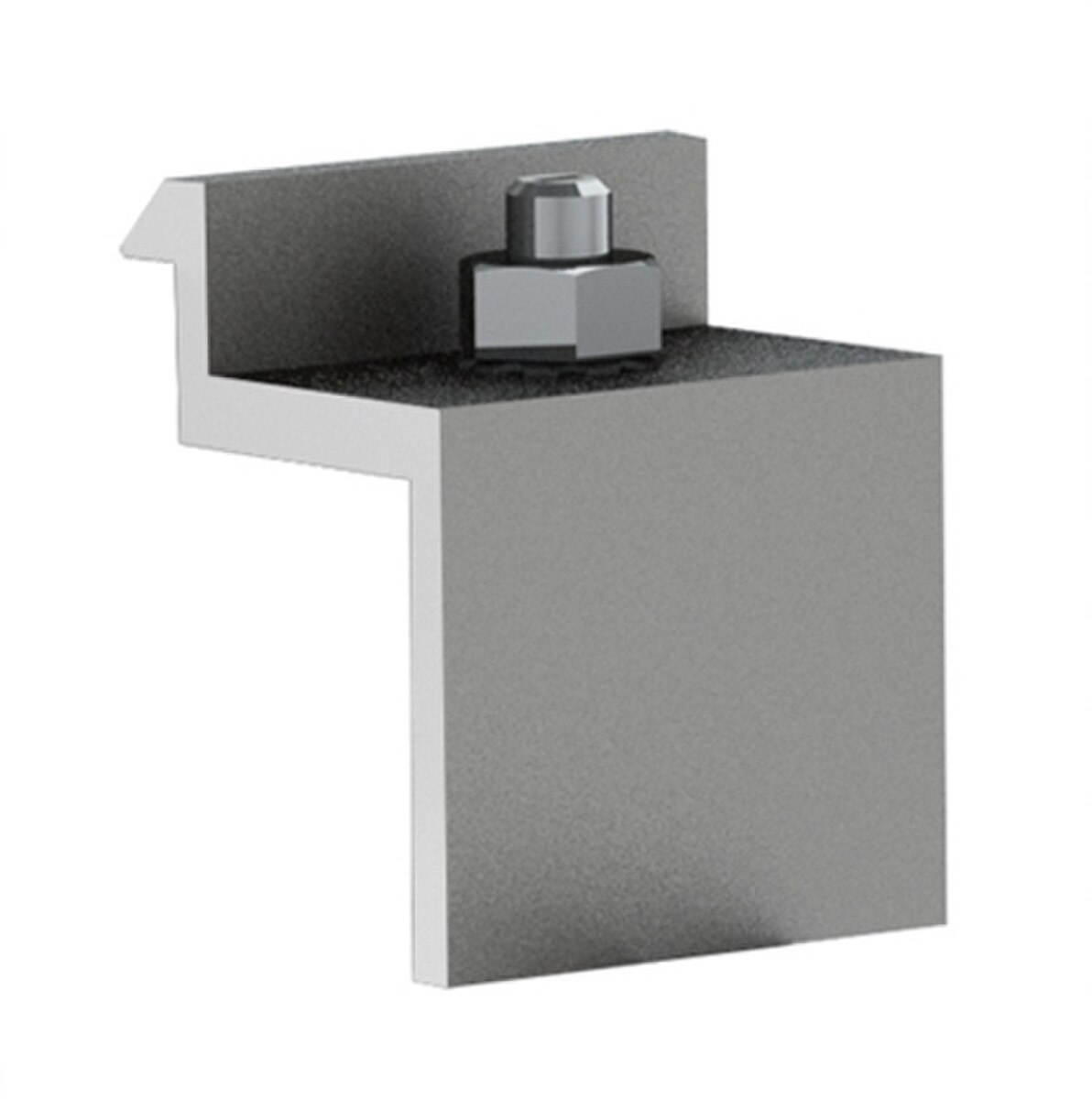 Unirac SM Endclamps, clear anodized, Integrated Bonding, Size C for frames 33mm to 36mm