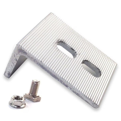 Unirac SM L-Feet, Integrated Bonding, Clear Anodized, with T-Bolt