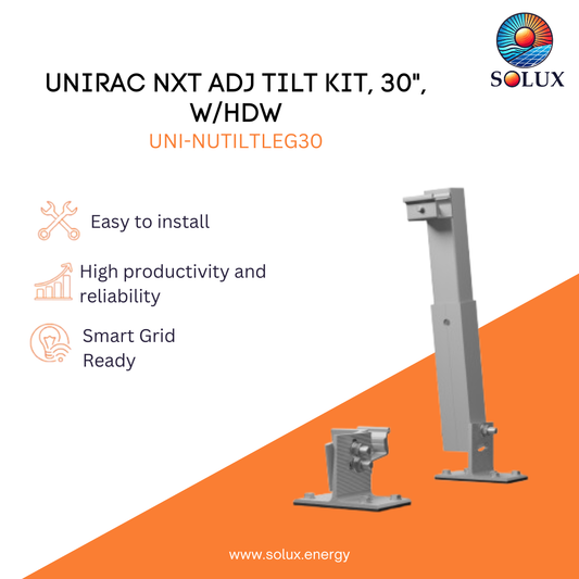 UNIRAC NXT ADJ TILT KIT, 30", W/HDW