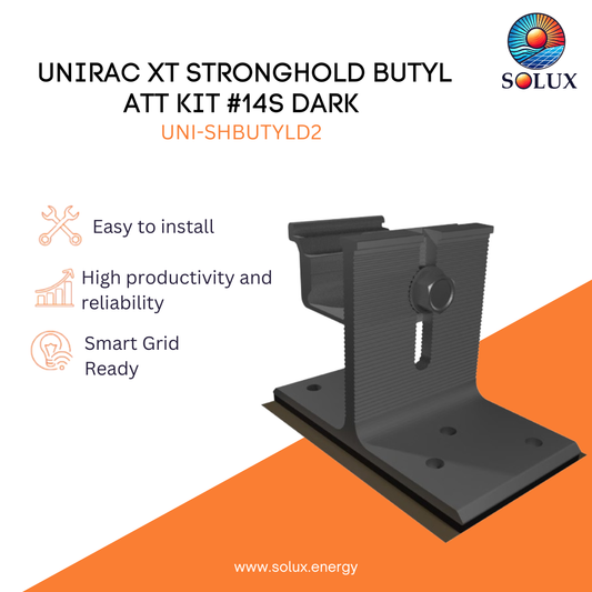 UNIRAC XT STRONGHOLD BUTYL ATT KIT #14S DARK