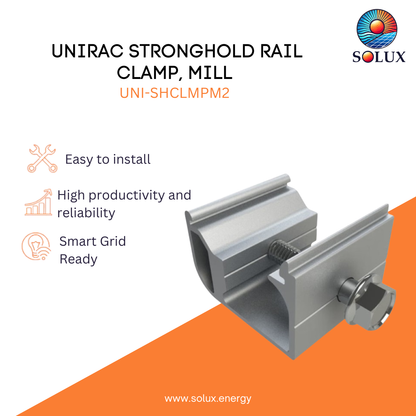 UNIRAC STRONGHOLD RAIL CLAMP, MILL