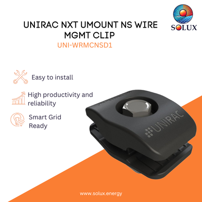 UNIRAC NXT UMOUNT NS WIRE MGMT CLIP