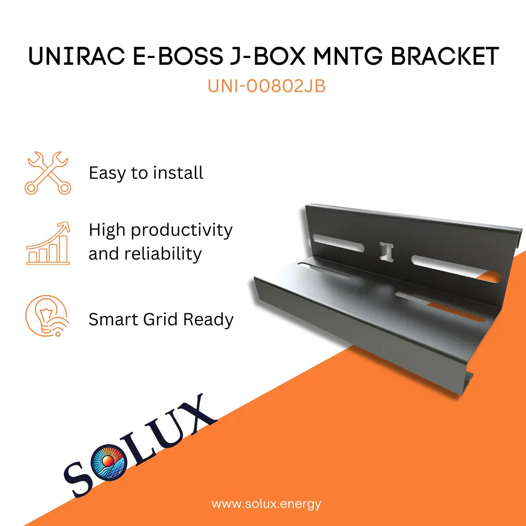 This is an image of J Box Mounting Bracket - Unirac E-Boss