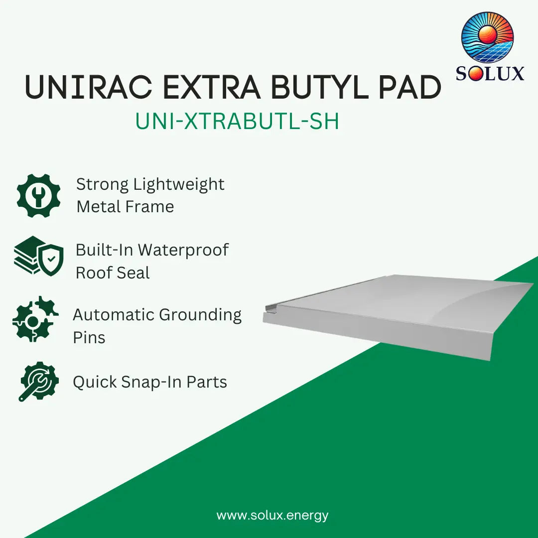 Unirac UNI-XTRABUTL-SH Extra Butyl Pad Kit