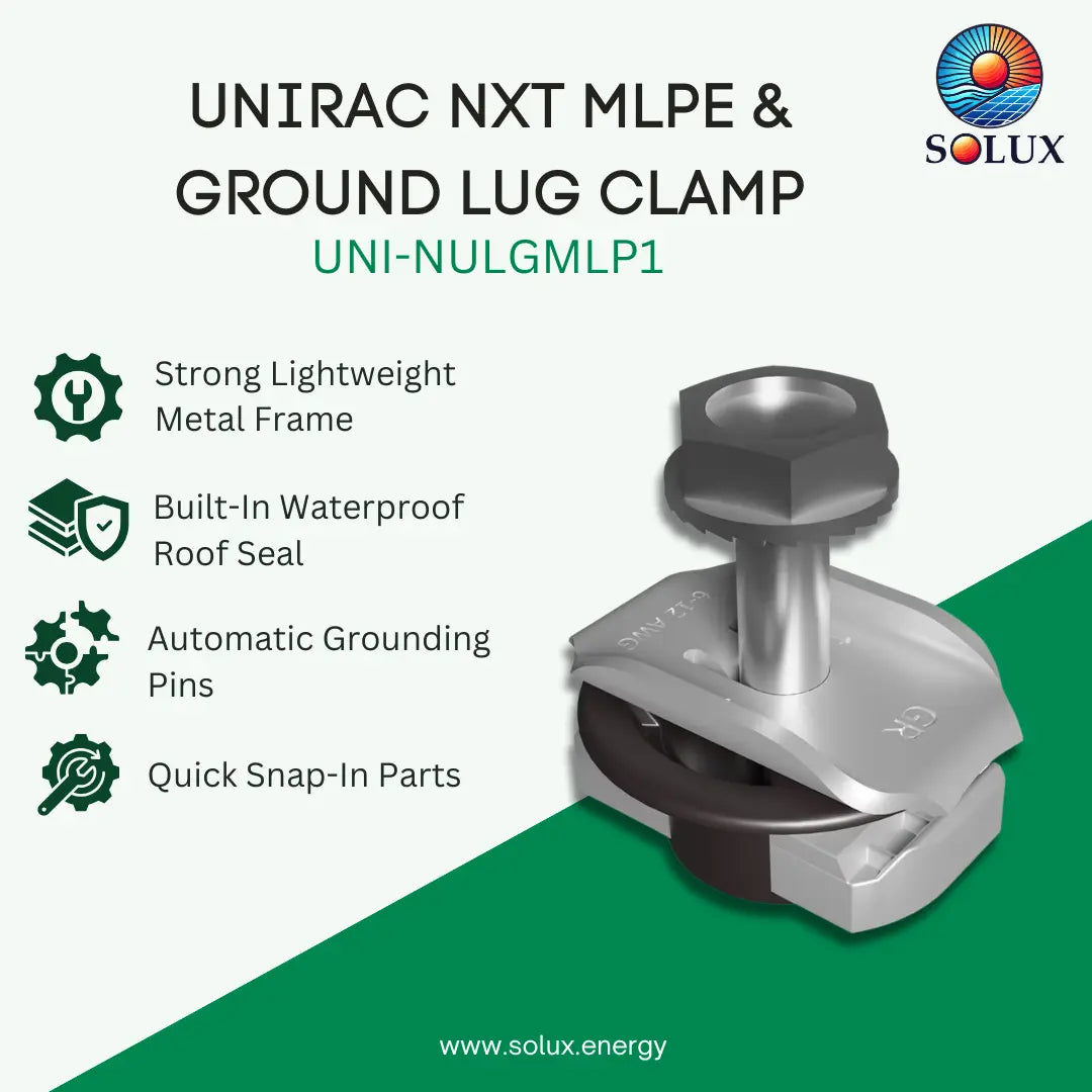 UNIRAC NXT MLPE & GND LUG CLAMP
