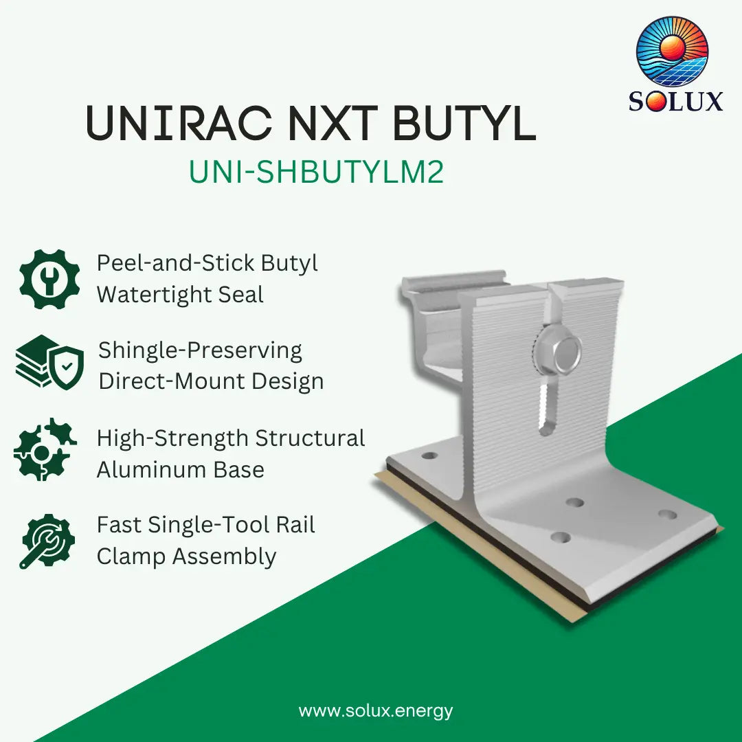 UNIRAC NXT STRONGHOLD BUTYL ATT KIT #14S MILL