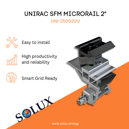 This is an image of Unirac SFM Infinity Microrail 2" 