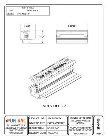 UNI-250010U solar panel mounting