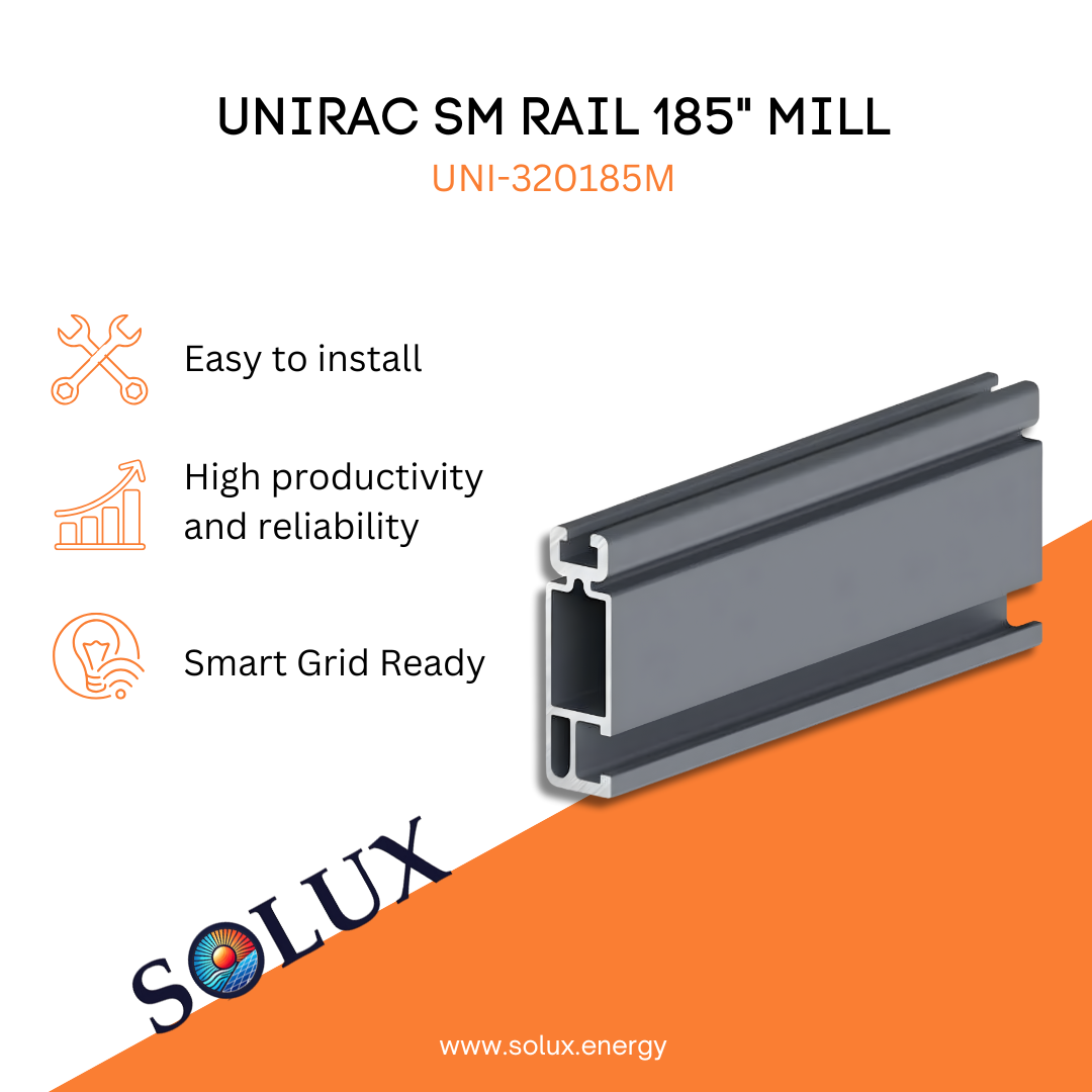 This is an image of Rail Mill 185" Unirac SM