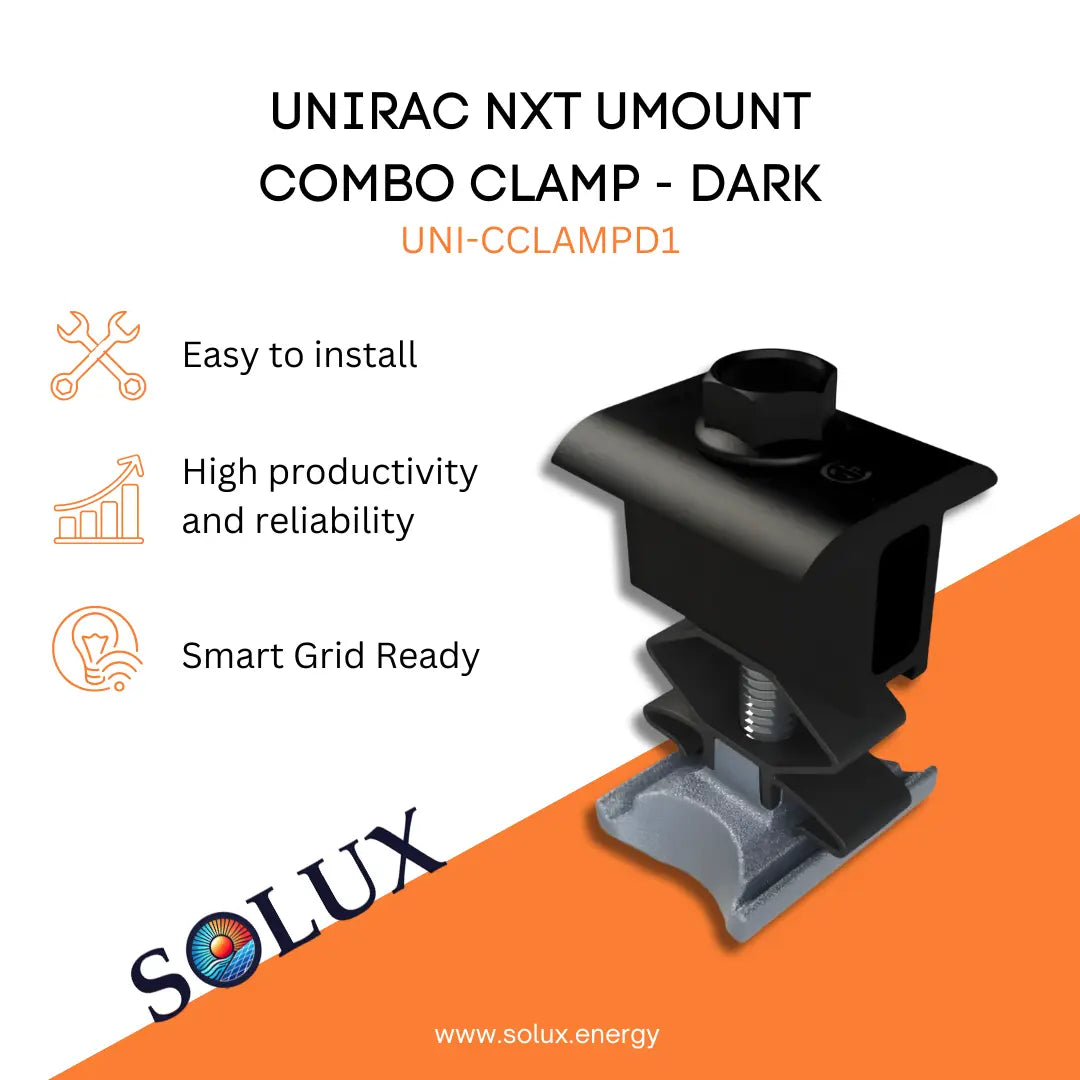 UNIRAC UNI-CCLAMPD1 NXT UMOUNT COMBO CLAMP - DARK