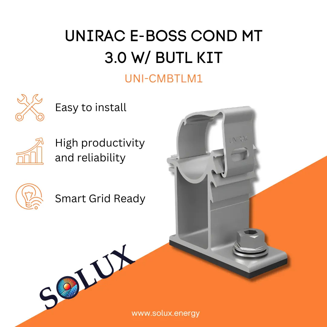 This is an image of Solar Conduit, Unirac E-Boss Conduit MT 3.0 W/ BUTYL Kit