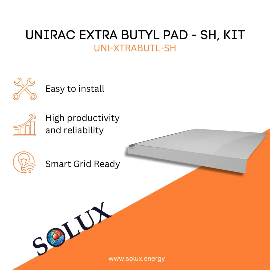 This is an image of Butyl Pads -  Unirac Extra Butyl Pads, SH Kit