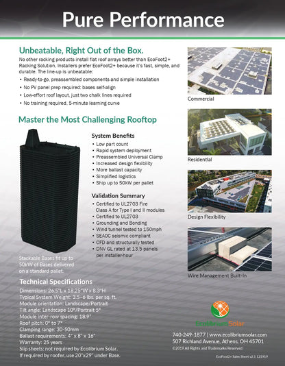 UNI-ES20207 ecofoot solar