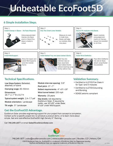 UNI-ES11023 non penetrating mount