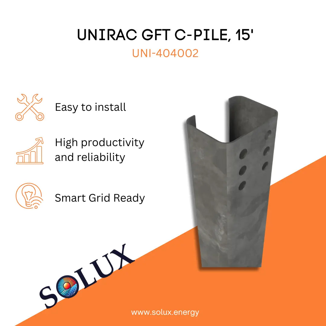 This is an image of C Pile, 15' Unirac GFT