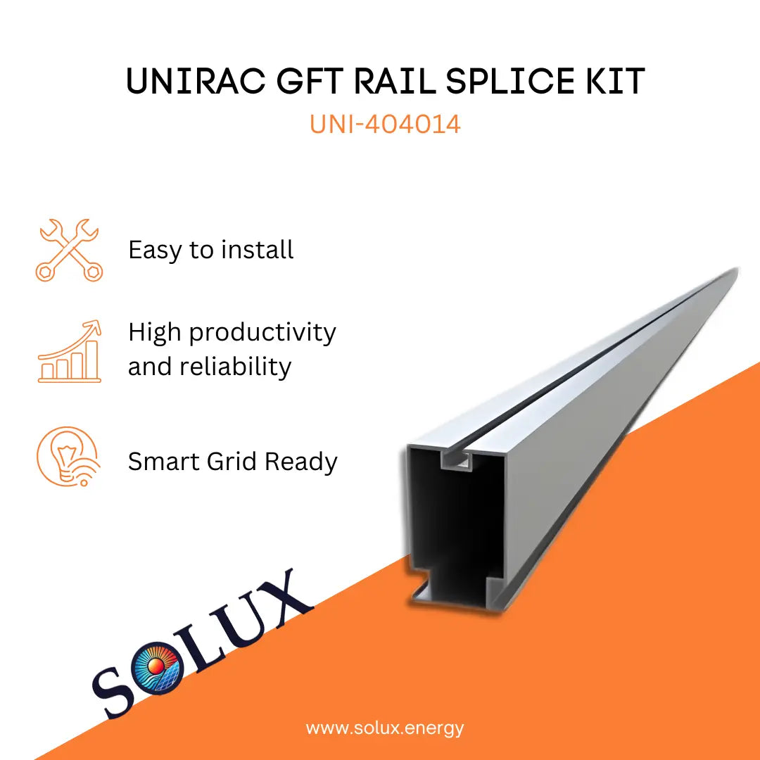 This is an image of Rail Splice Kit, GFT Unirac