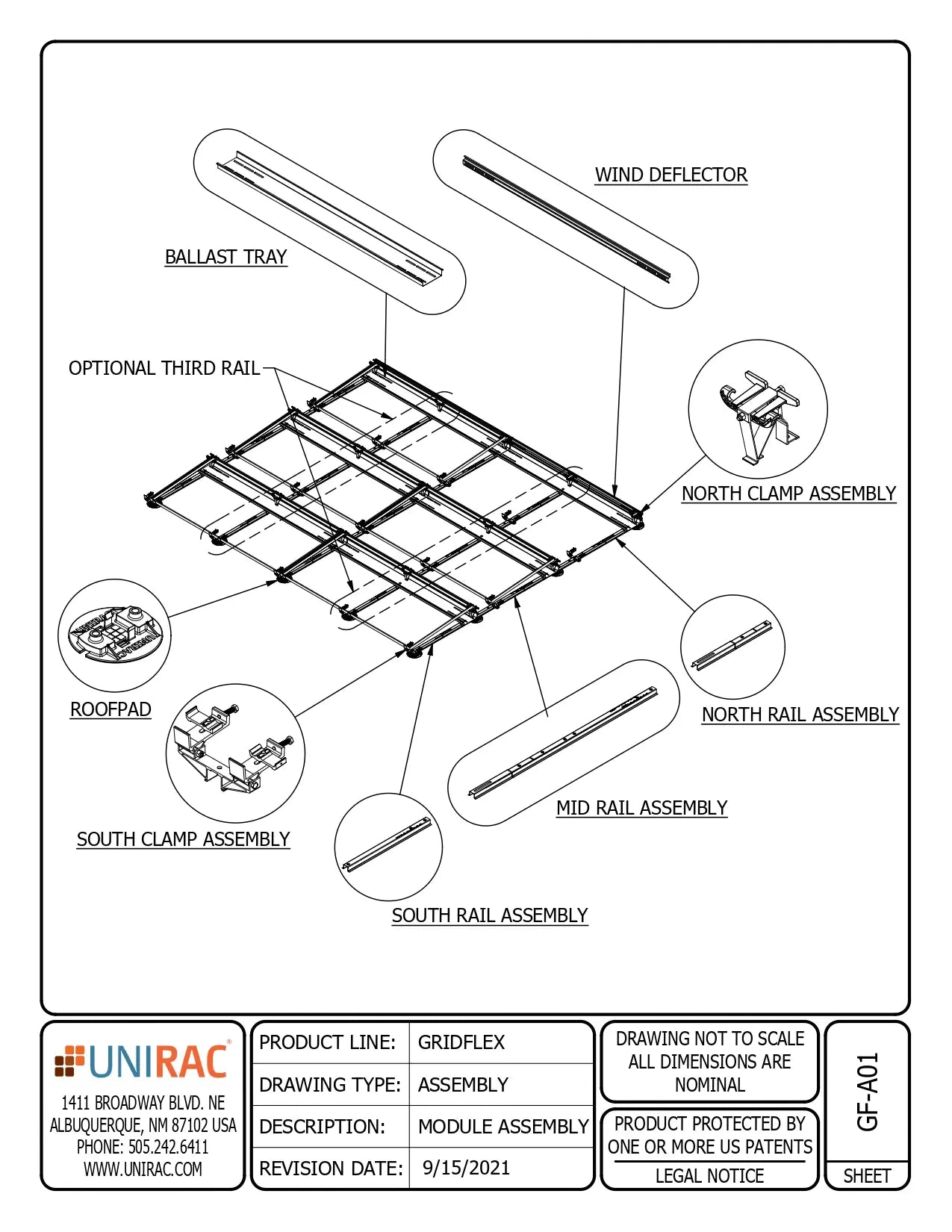 UNI-360200 5 degree tilt