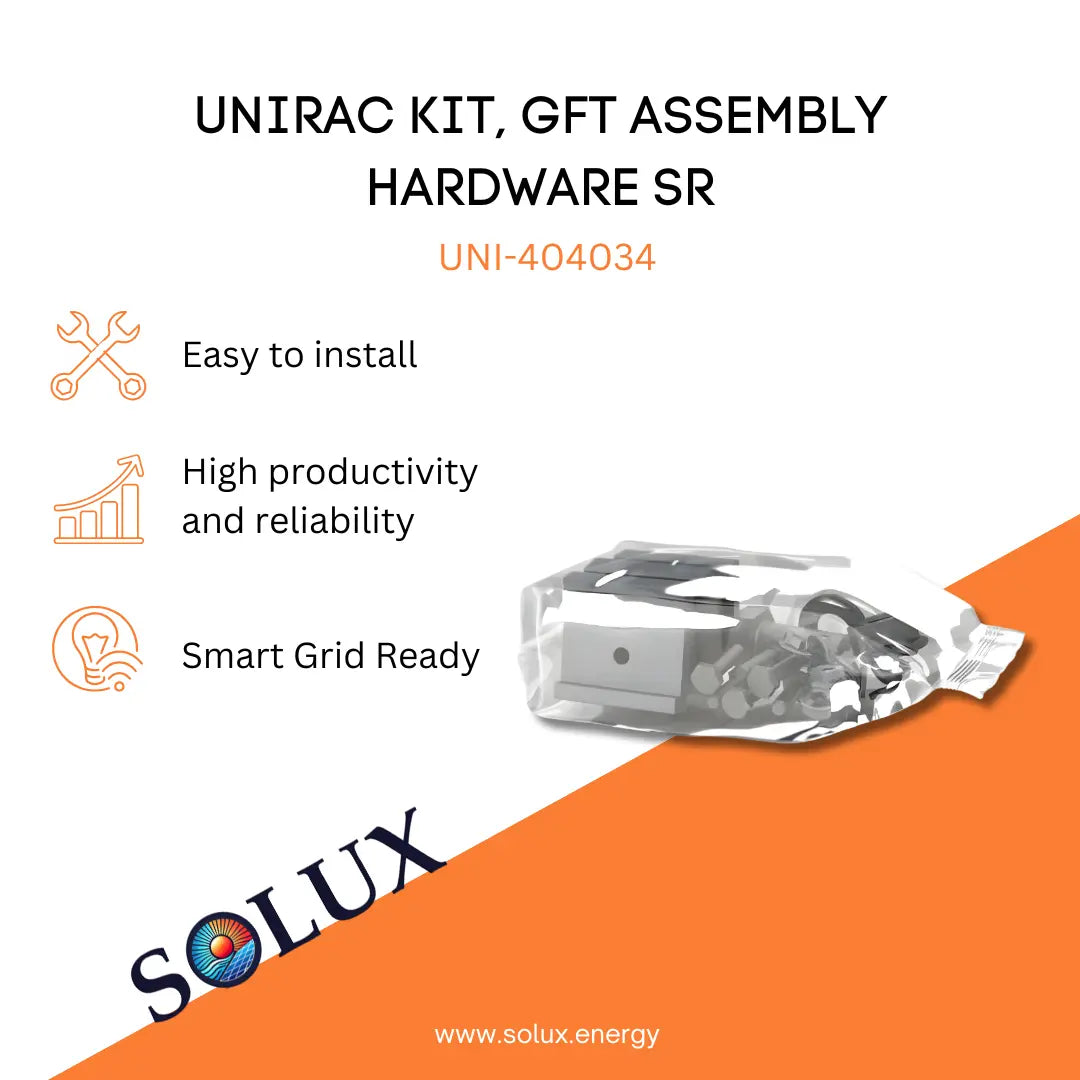 This is an image of Fastener Set - Unirac Kit GFT Assebly Hardware SR
