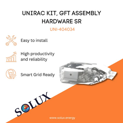 This is an image of Fastener Set - Unirac Kit GFT Assebly Hardware SR