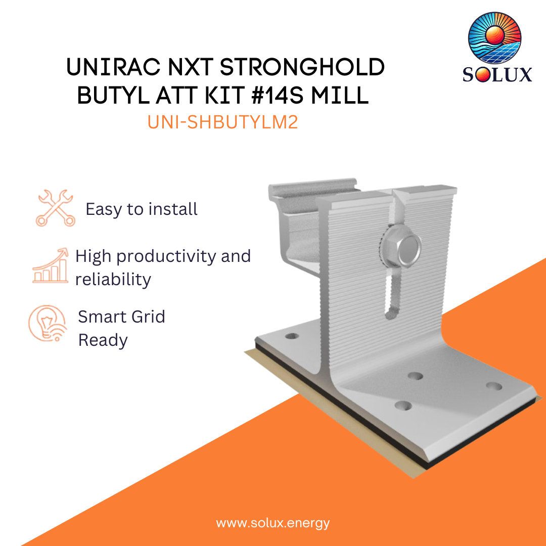 This is an image of Unirac Stronghold Butyl ATT Kit, Dark