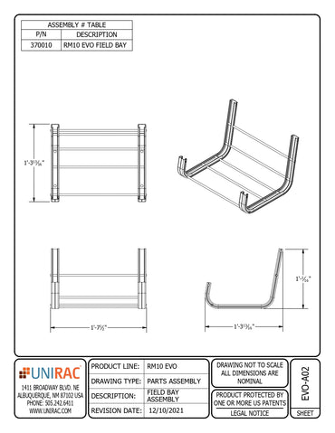 UNI-370010 ballast mount solar