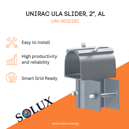 This is an image of Aluminum Slider 2", Unirac
