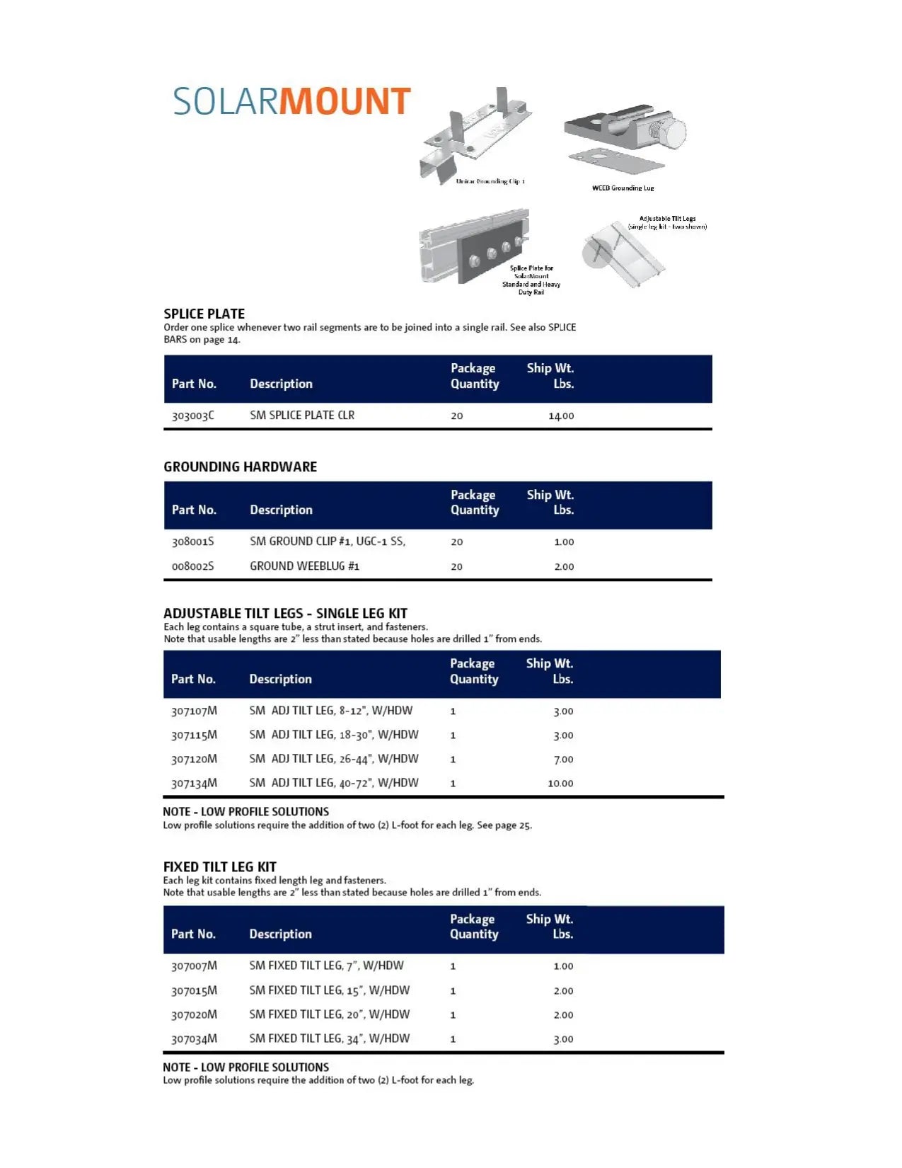 UNI-307107M adjustable bracket