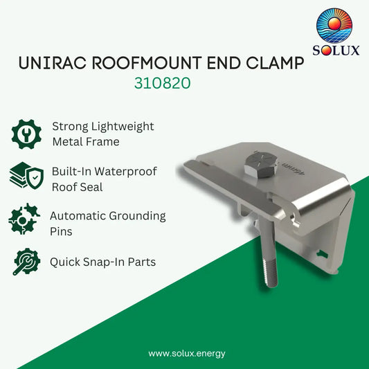 UniRac RoofMount 310820 32-40MM End Clamp