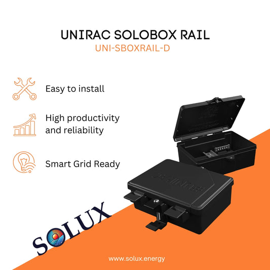 This is an image of SoloBox Rail Unirac
