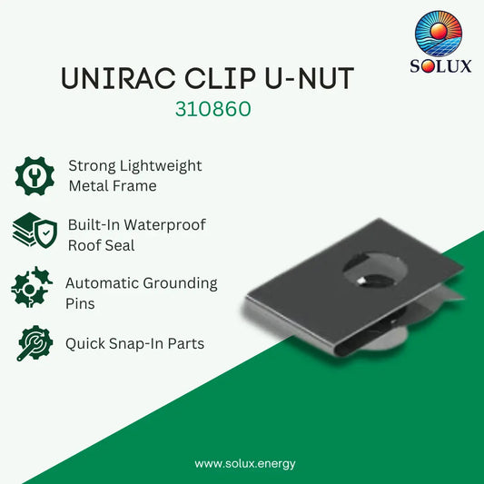 Unirac 310860 RM5/DT 1/4-20 CLIP U-NUT SS