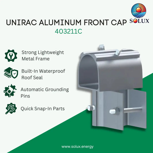 Unirac 403211C U-LA 2" Aluminum Front Cap