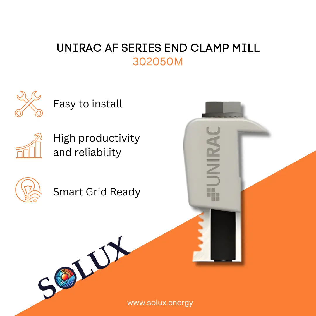 Unirac AF Series End Clamp Mill