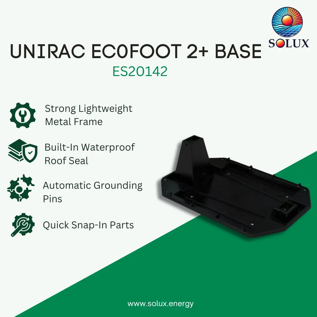 Unirac EcoFoot2+ Base w/ EPDM Strips