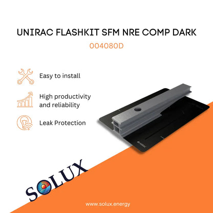Unirac FLASHKIT SFM NRE COMP Dark (Sold Individually, Pkg Qty 5)
