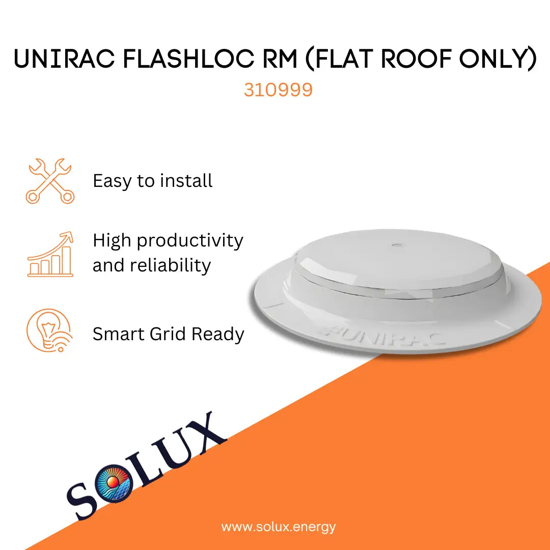 This is an image of Unirac Flashloc RM for Flat Roof 10 Pack