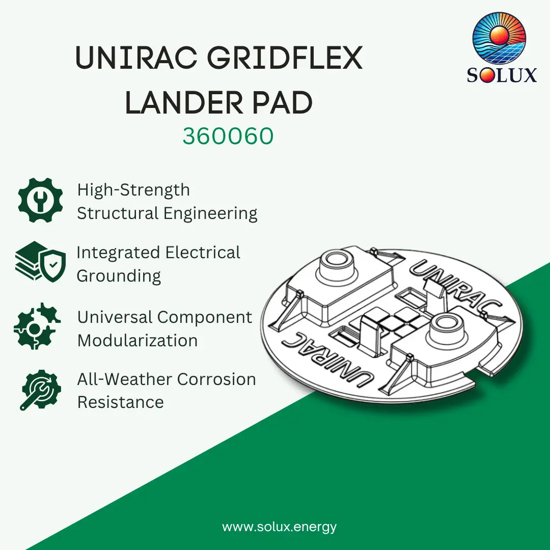 Unirac GridFlex Lander Pad (Sold Individually, Pkg Qty 50)