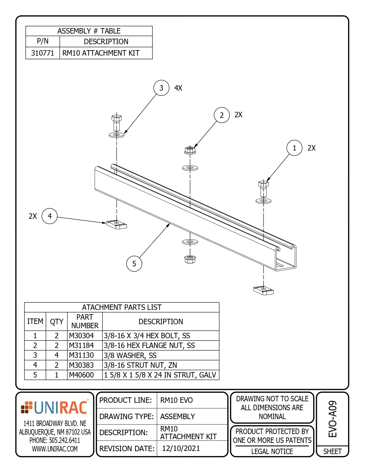 310771 accessory kit