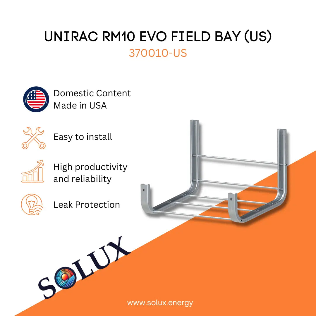 Unirac RM10 EVO FIELD BAY (US) (Sold Individually, Pkg Qty 50)