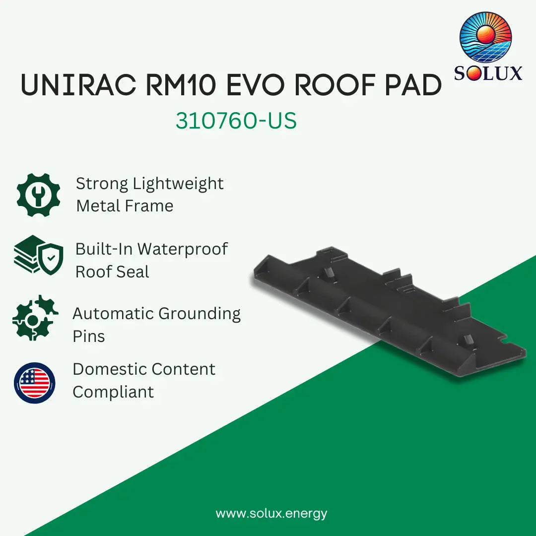 Unirac RM10 EVO Roof Pad (Sold Individually, Pkg Qty 200)