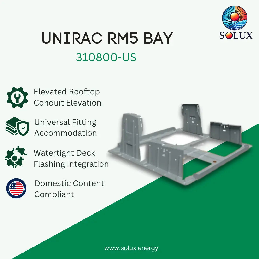 Unirac RM5 Bay (Sold Individually, Pkg Qty 200)