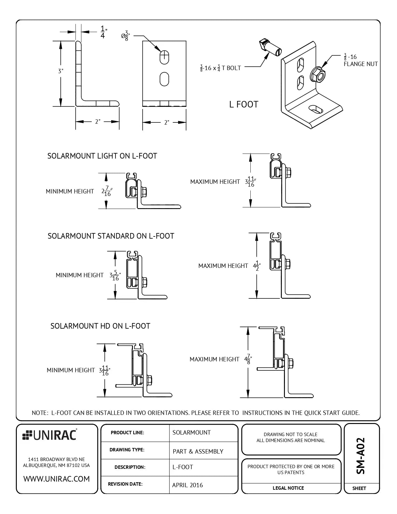UNI-304001C-US t bolt hardware