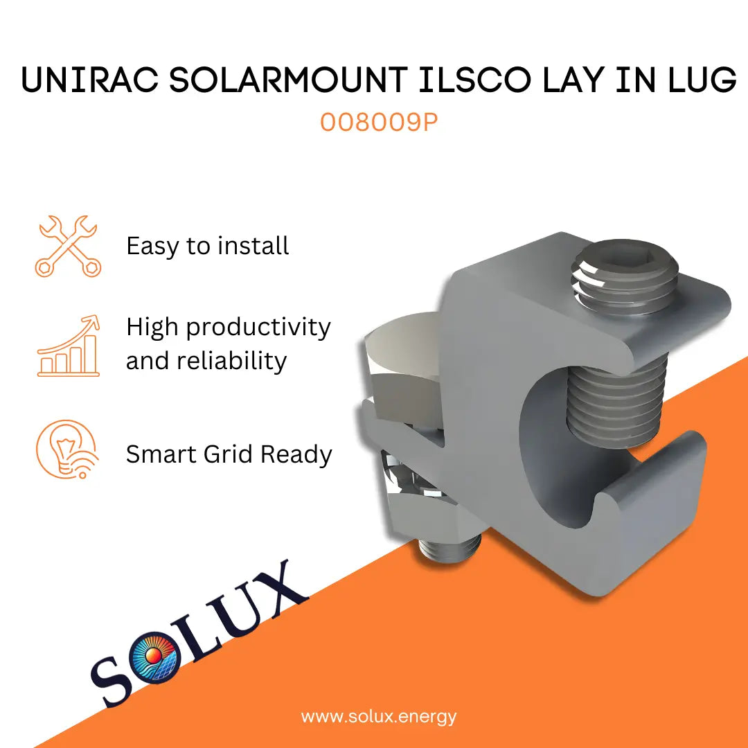 This is an image of ILSCO Lugs Unirac Lay in Lug