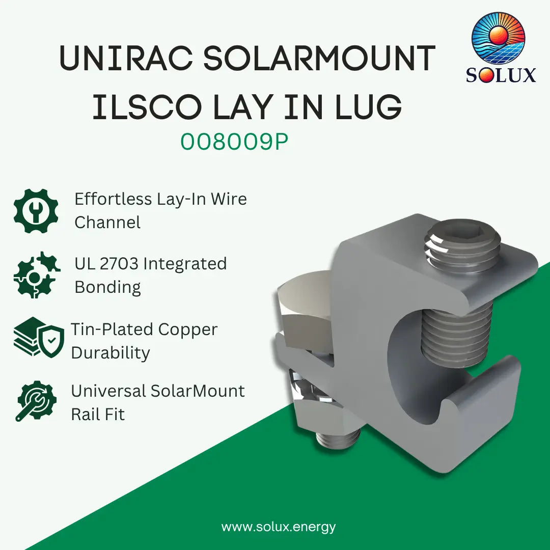 Unirac SolarMount ILSCO Lay In Lug