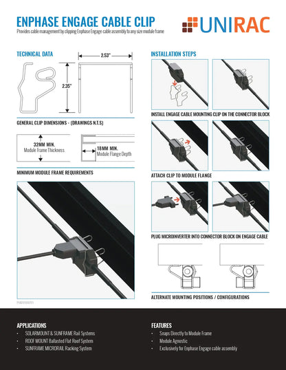205000S cable clip