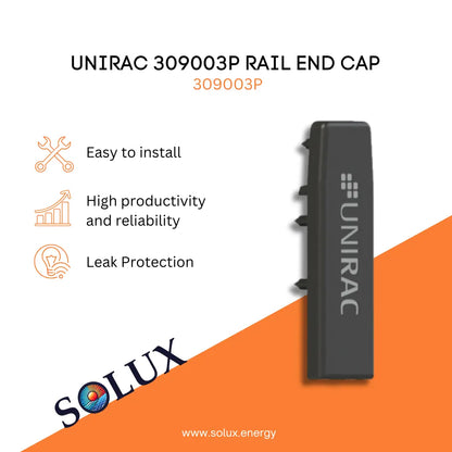 This is an image Unirac  Rail End Cap | 309003P