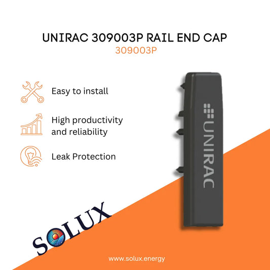 This is an image Unirac  Rail End Cap | 309003P
