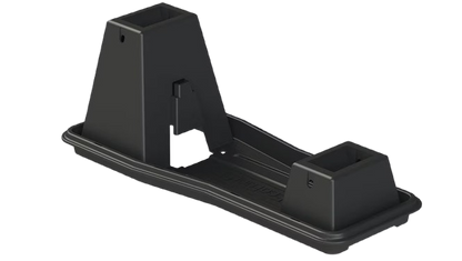 Product Image of ES10490-US Black plastic stand or bracket on a white background 