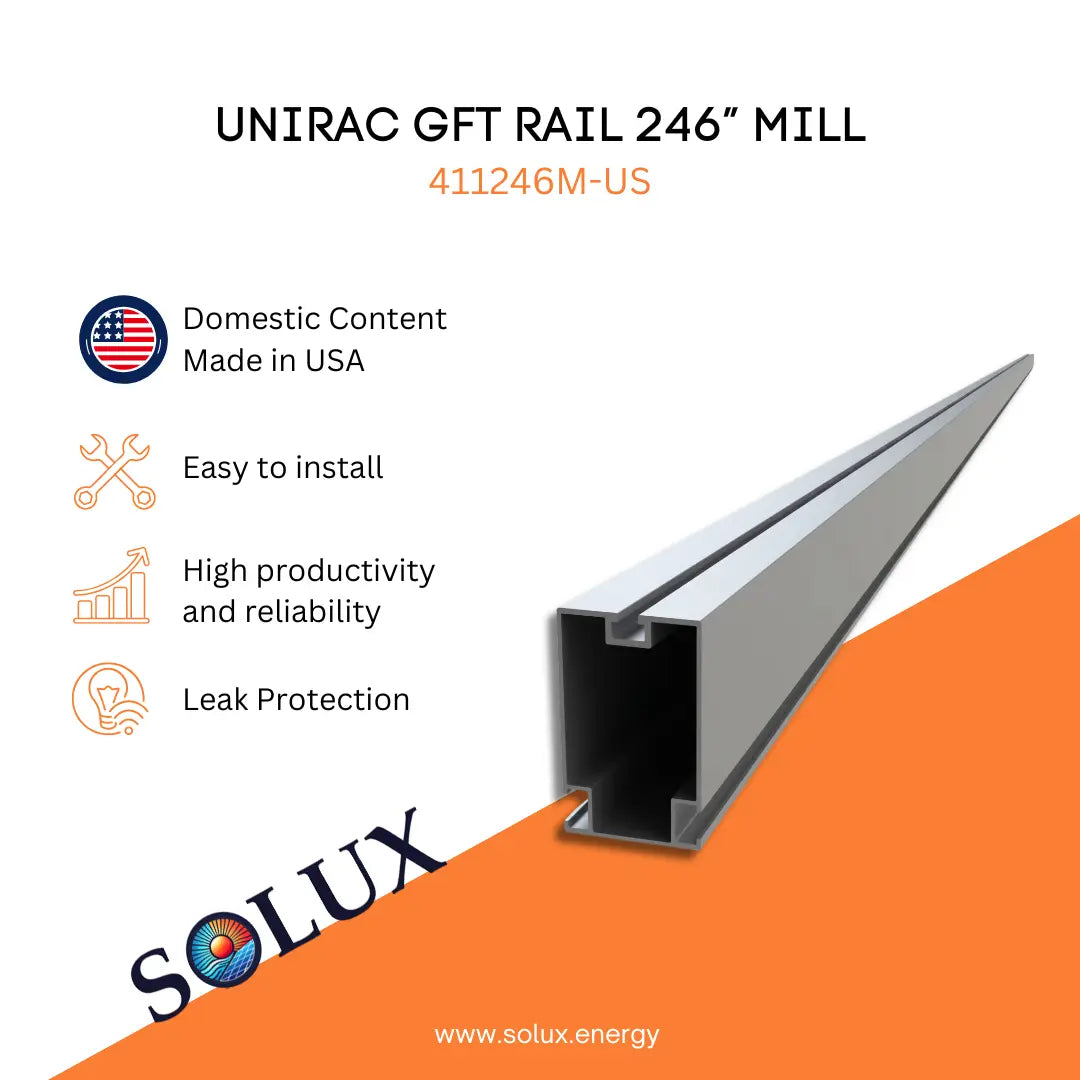 This is an image of GFT RAIL 246” MILL Domestic Solution