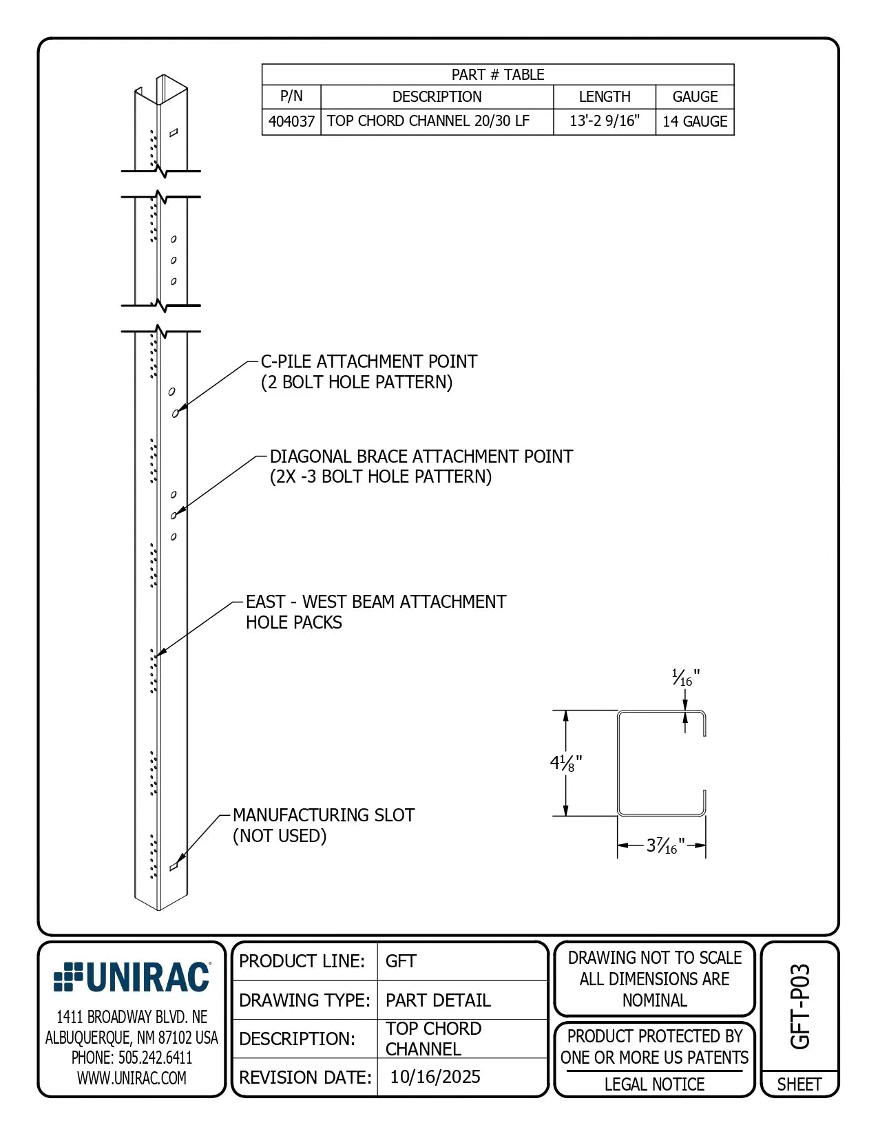 404037-US unirac gft